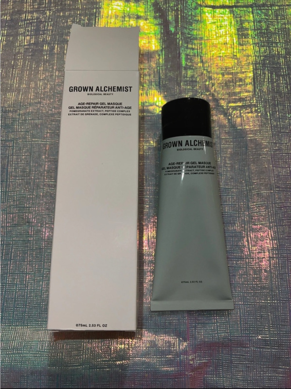 Grown Alchemist Age-Repair Gel Masque - Light Gray & Black